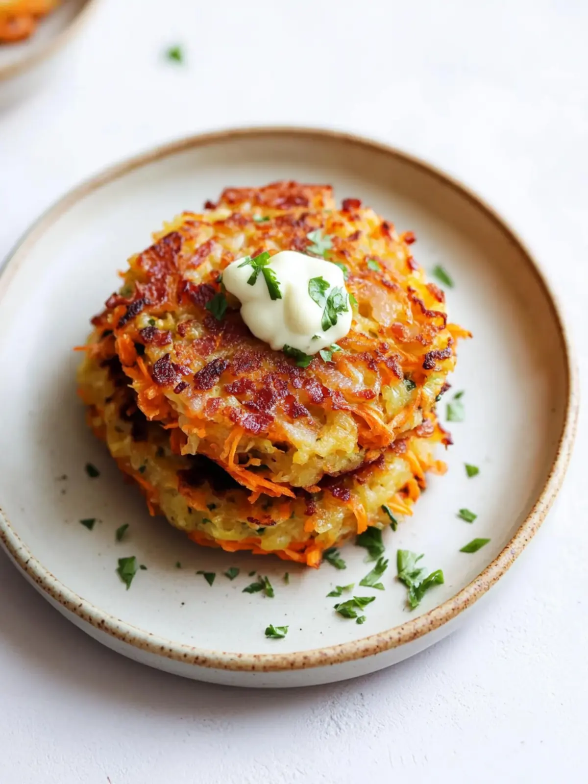 Delicious Carrot Bacon Breakfast Fritters to Brighten Mornings Carrot Bacon Breakfast Fritters