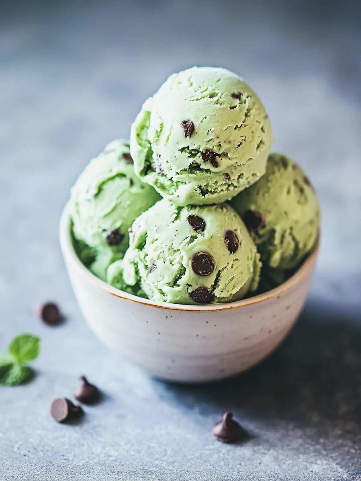 Creamy Mint Avocado Chocolate Chip Ice-Cream You’ll Crave Mint Avocado Chocolate Chip Ice-Cream