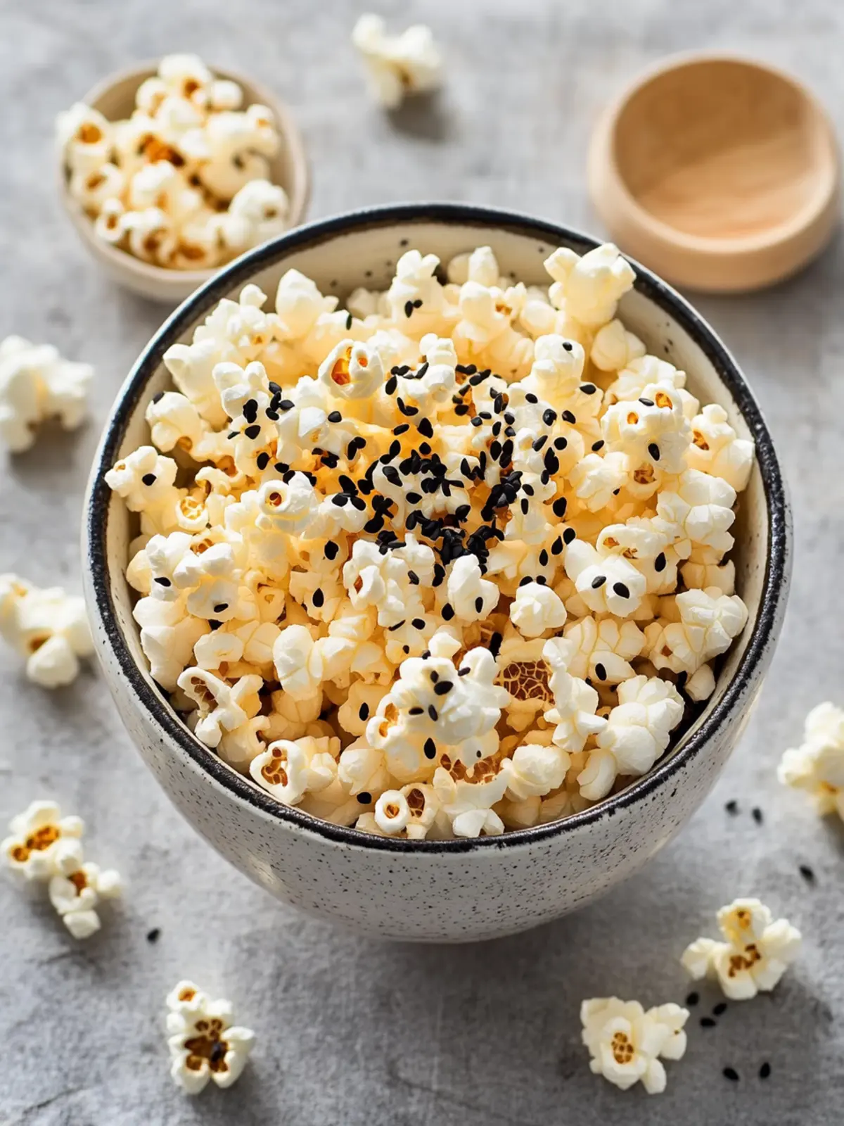 Irresistible Miso Butter and Black Sesame Popcorn Recipe Miso Butter and Black Sesame Popcorn