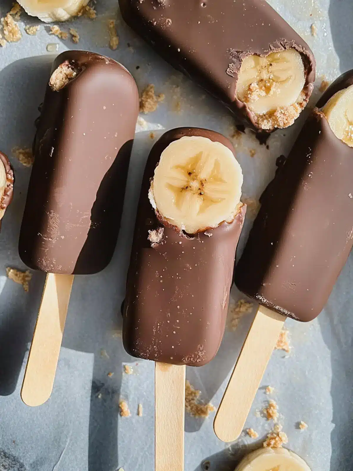 Delicious Chocolate Covered Banana Ice Cream Bars You’ll Love Chocolate Covered Banana Ice Cream Bars