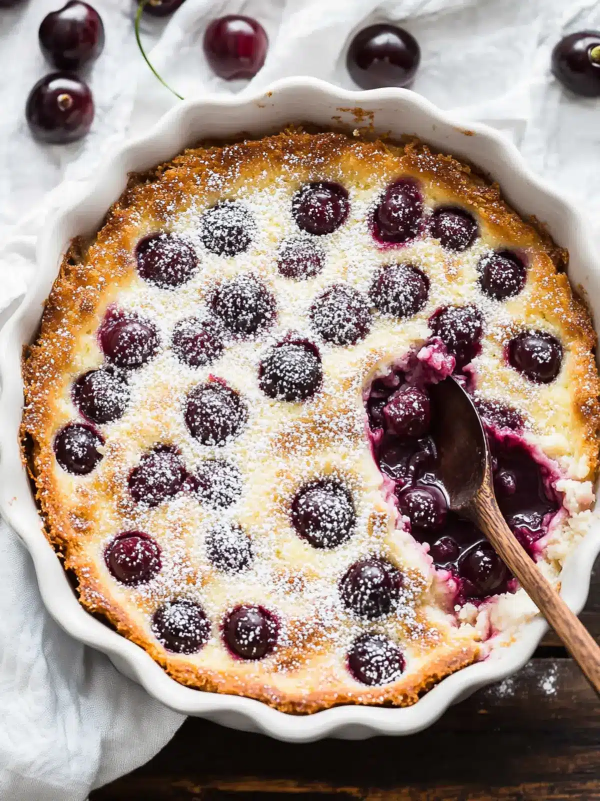 Delicious Cherry Clafoutis: A Sweet French Dessert Delight Cherry Clafoutis