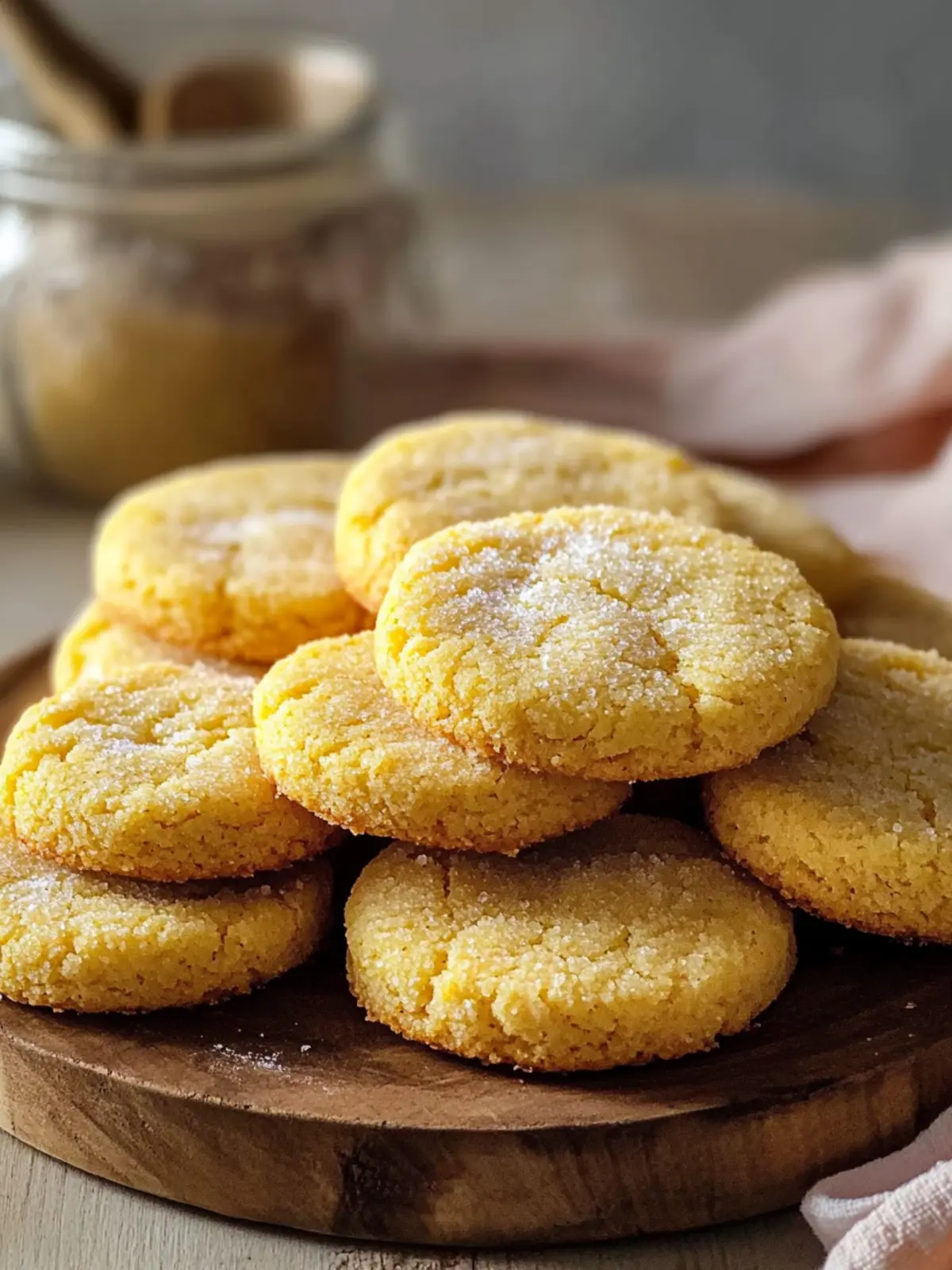 Honey Cornbread Cookies