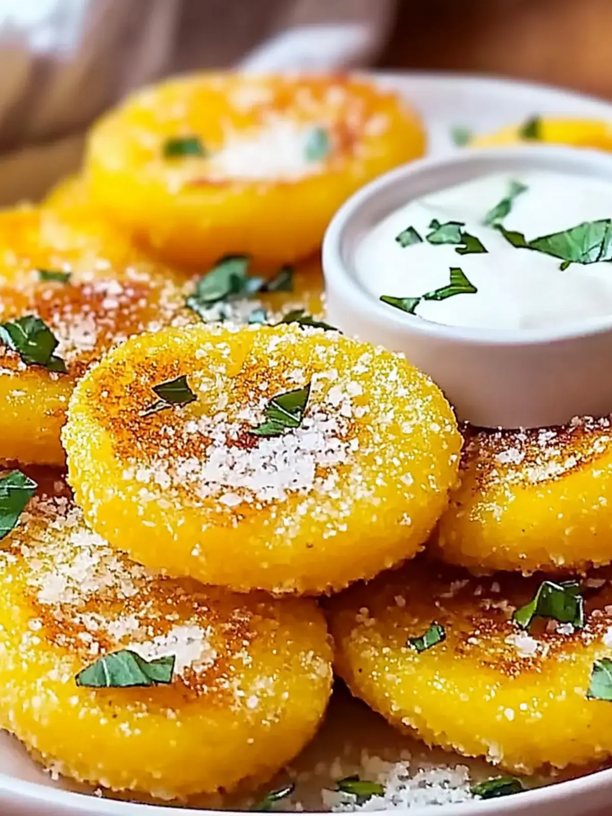 Crispy Parmesan Polenta Rounds That Wow Your Taste Buds Crispy Parmesan Polenta Rounds