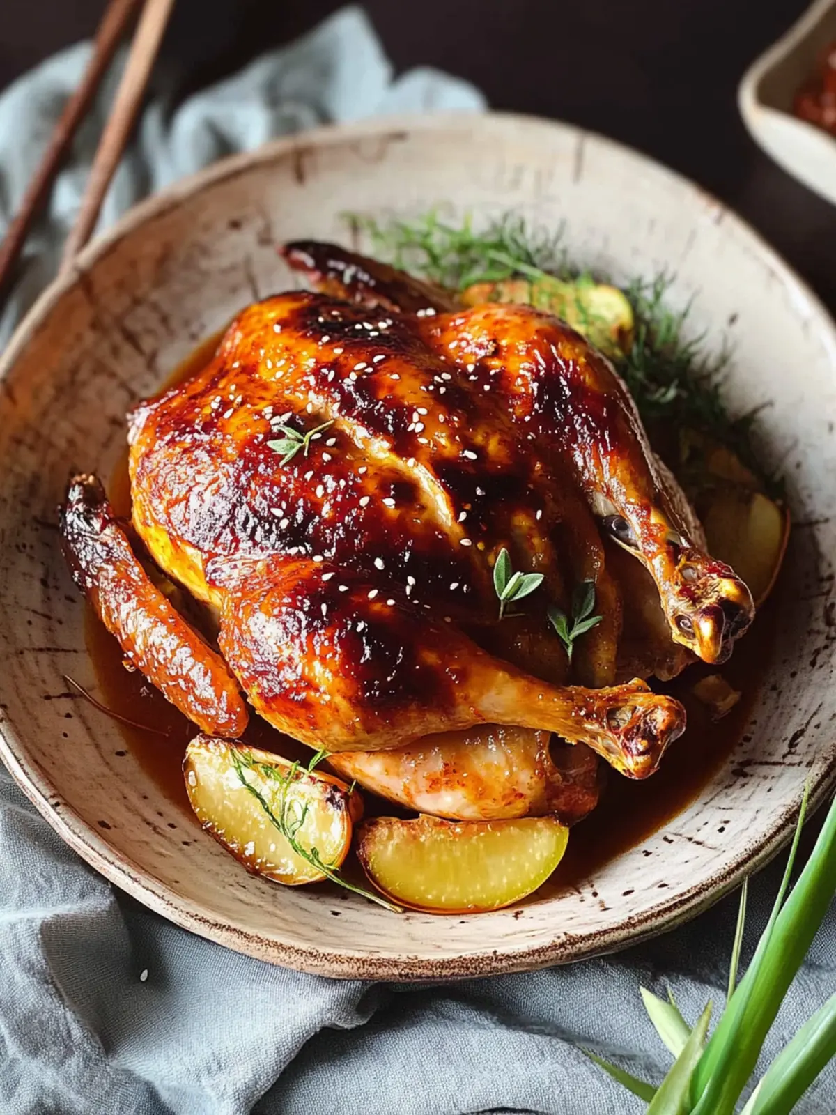 Savory Korean Gochujang Roast Chicken to Wow Your Guests Korean Gochujang Roast Chicken