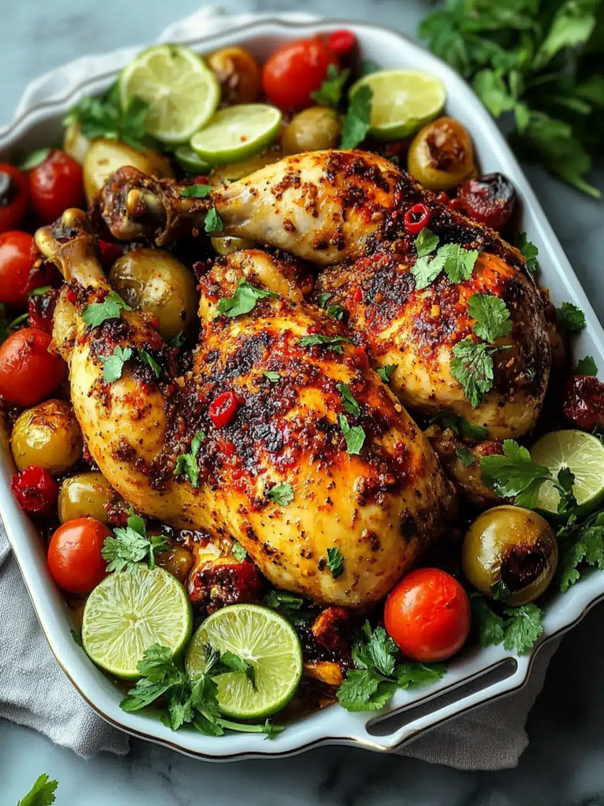 Calabrian Chili Roasted Chicken