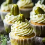 Tangy Dill Pickle Cupcakes That Will WOW Your Taste Buds Tangy Dill Pickle Cupcakes