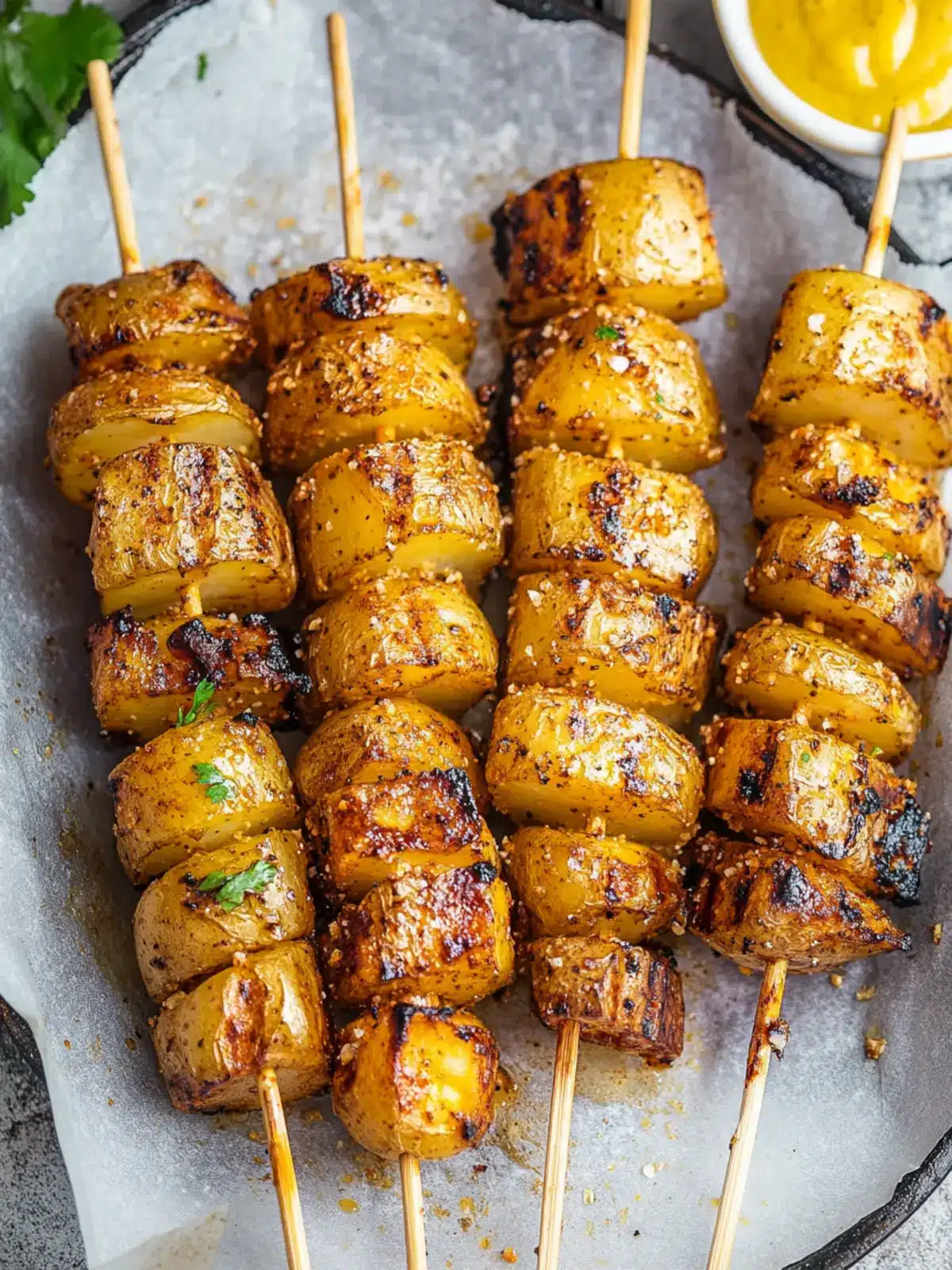 Savor Skewered Grilled Potatoes for Your Next BBQ Delight Skewered Grilled Potatoes