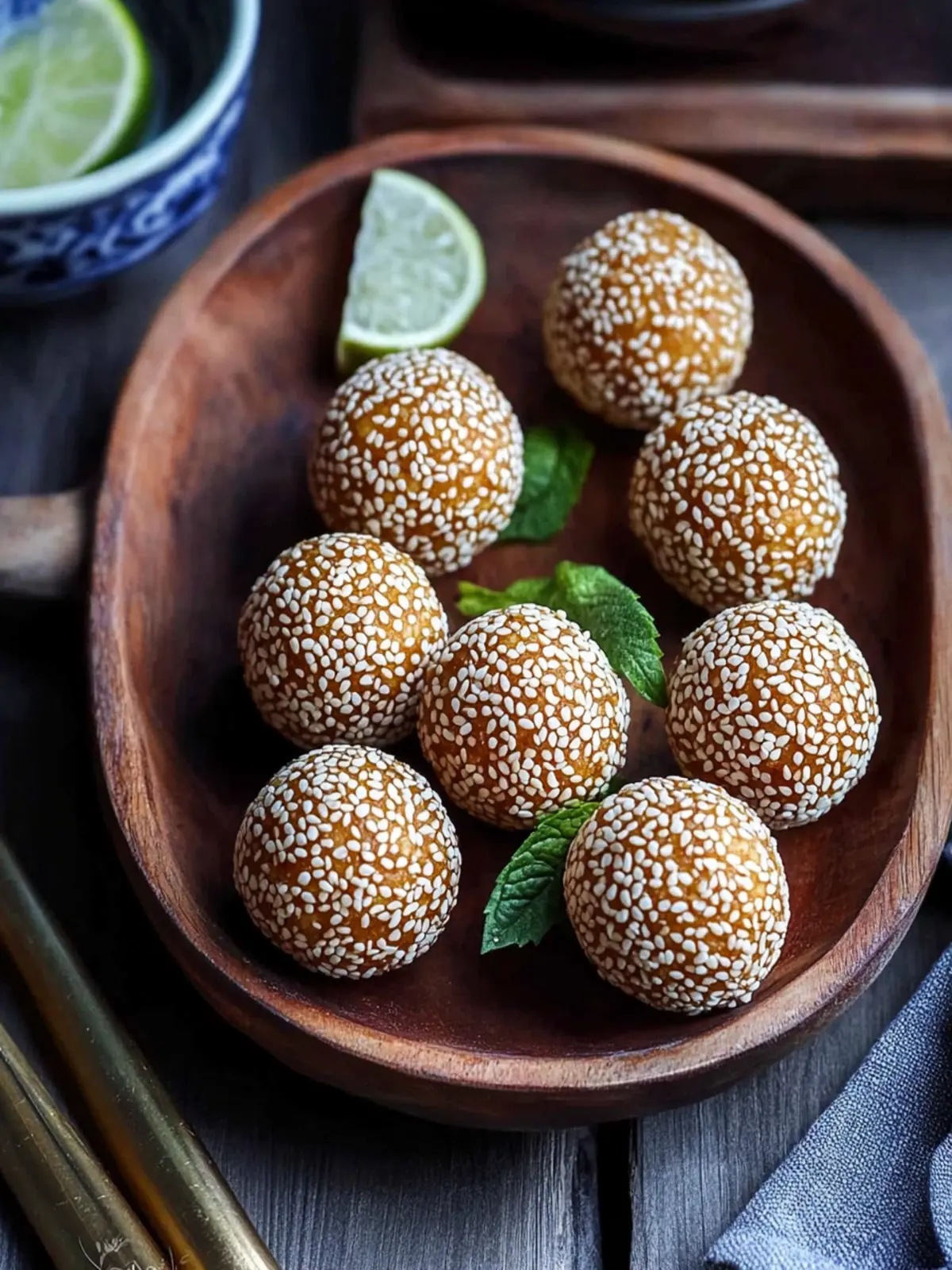 Sweet Potato Sesame Balls