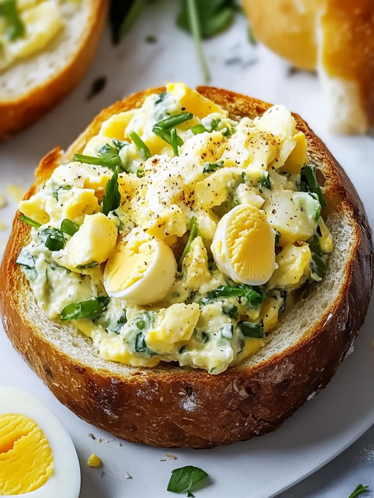 Delicious Egg Salad Cob: Your New Quick Comfort Meal Egg Salad Cob