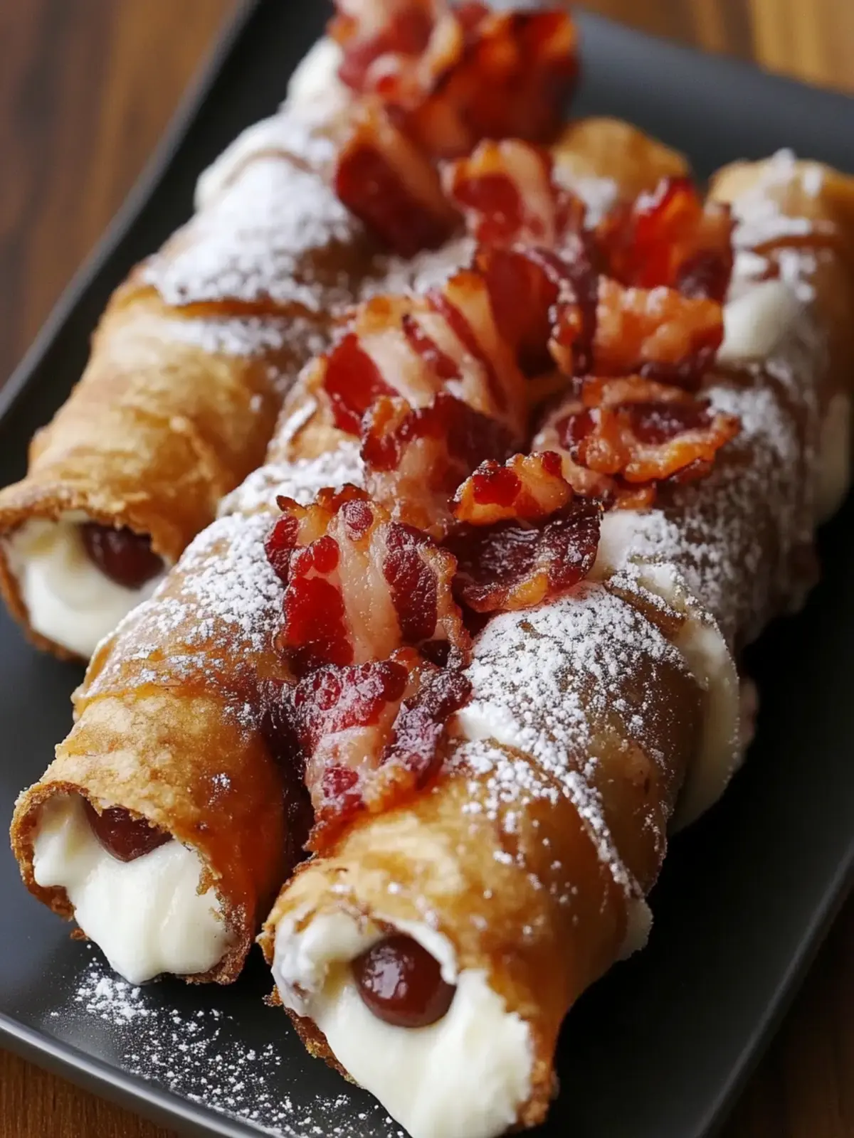 Bacon Cannoli
