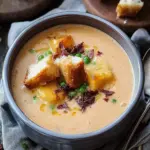 Savory Monte Cristo Soup with Sweet Raspberry Twist Monte Cristo Soup