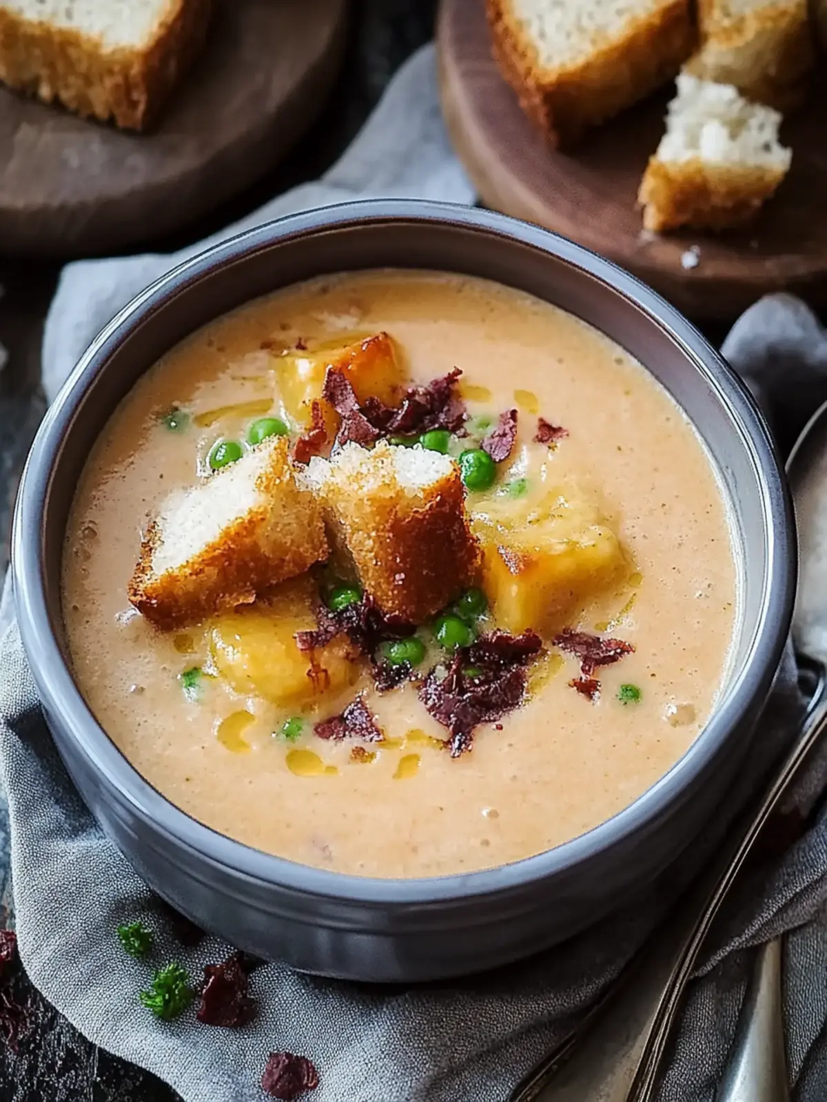 Savory Monte Cristo Soup with Sweet Raspberry Twist Monte Cristo Soup