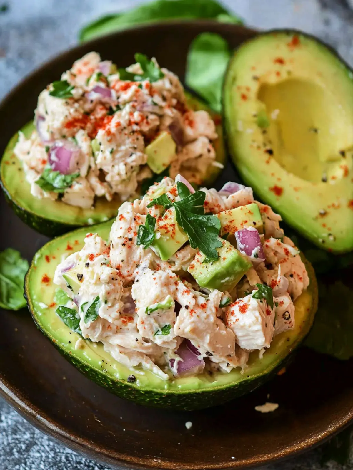 Delicious Chicken Salad Stuffed Avocado for Fresh Flavors Chicken Salad Stuffed Avocado