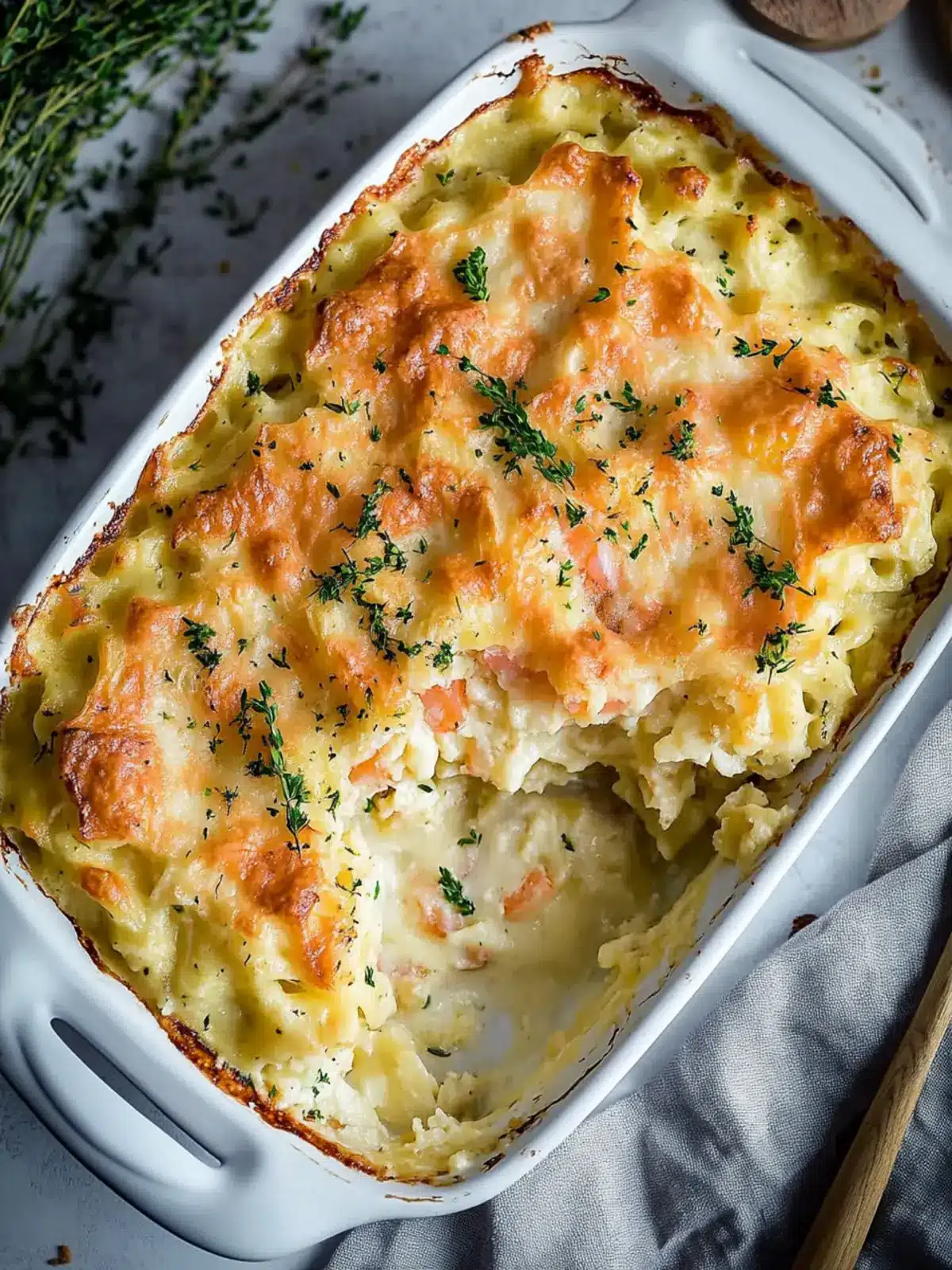 Fish Pie Pasta Bake