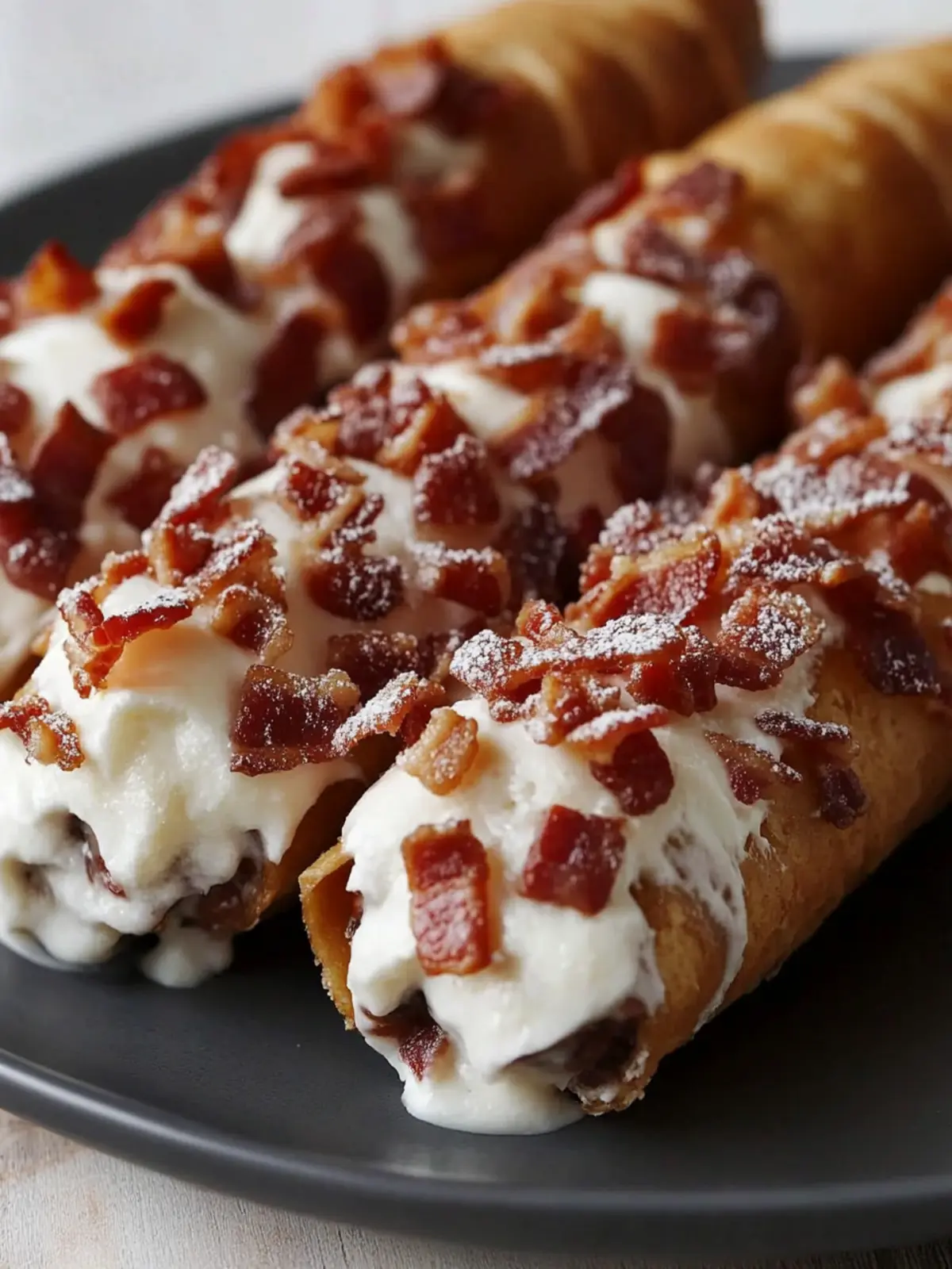 Bacon Cannoli