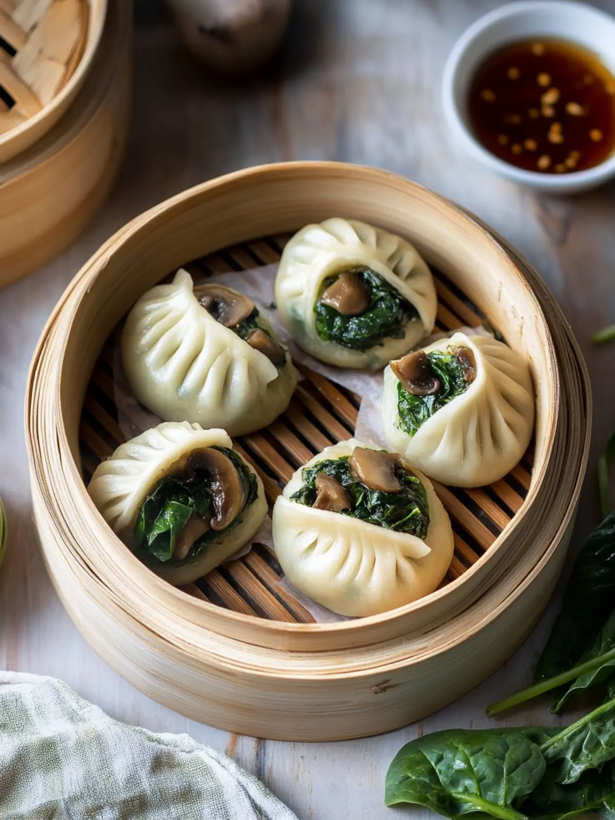 Delicious Mushroom and Spinach Steam Buns You’ll Love to Make Mushroom and Spinach Steam Buns