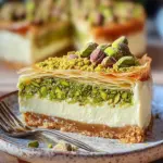 Decadent Baklava Pistachio Cheesecake to Indulge Your Cravings Baklava Pistachio Cheesecake