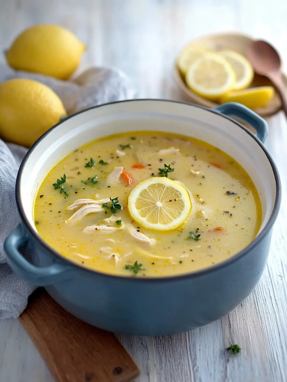 Brighten Your Day with Homemade Lemon Chicken Soup Lemon Chicken Soup