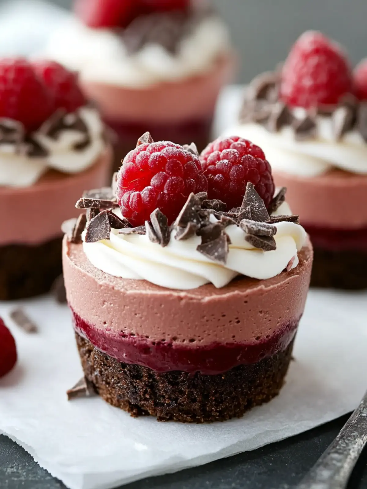 Marry Me Raspberry Chocolate Mousse Cups for Sweet Romance Marry Me Raspberry Chocolate Mousse Cups