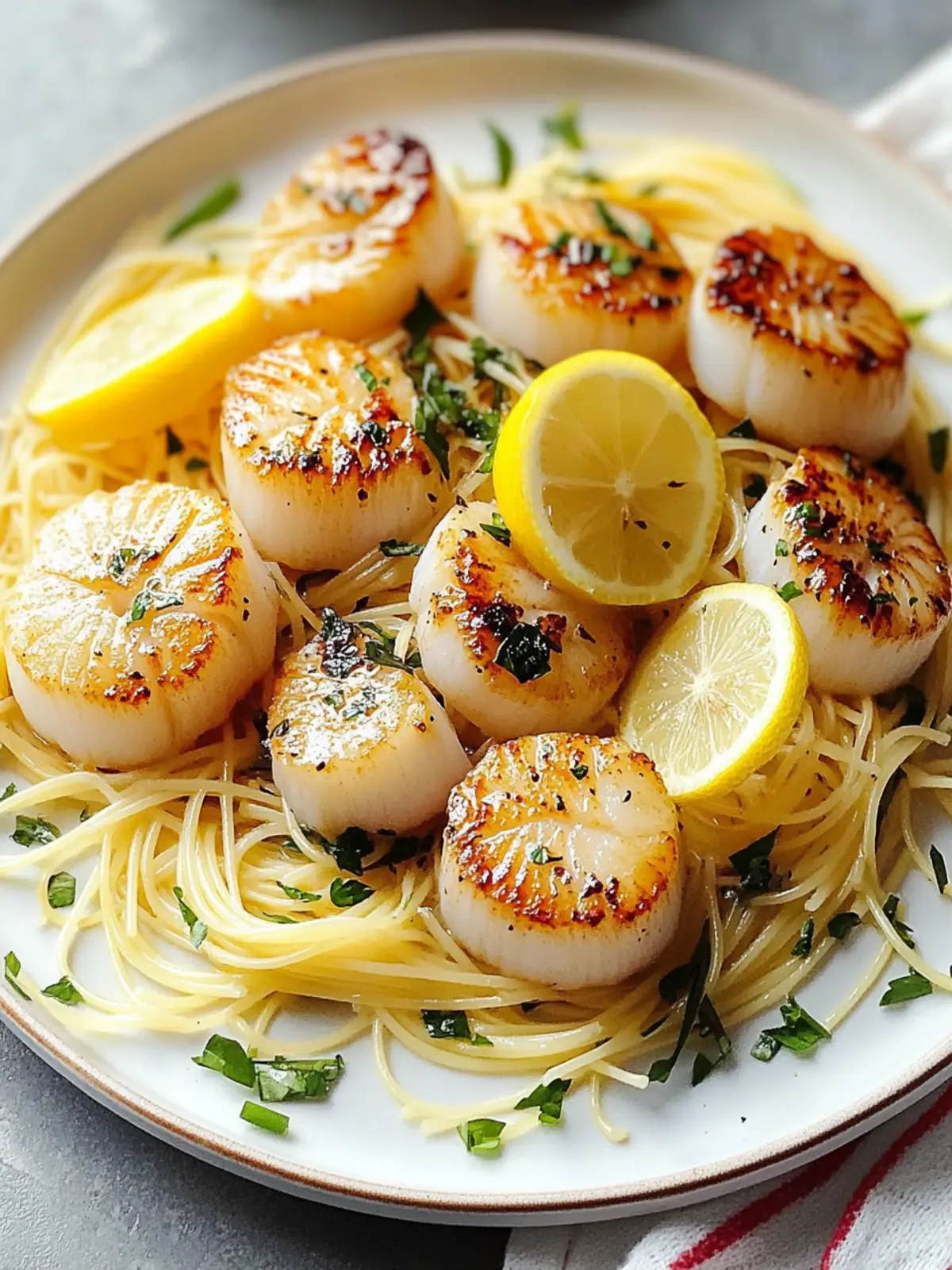 Savor Lemony Scallops with Angel Hair Pasta in 25 Minutes Lemony Scallops with Angel Hair Pasta