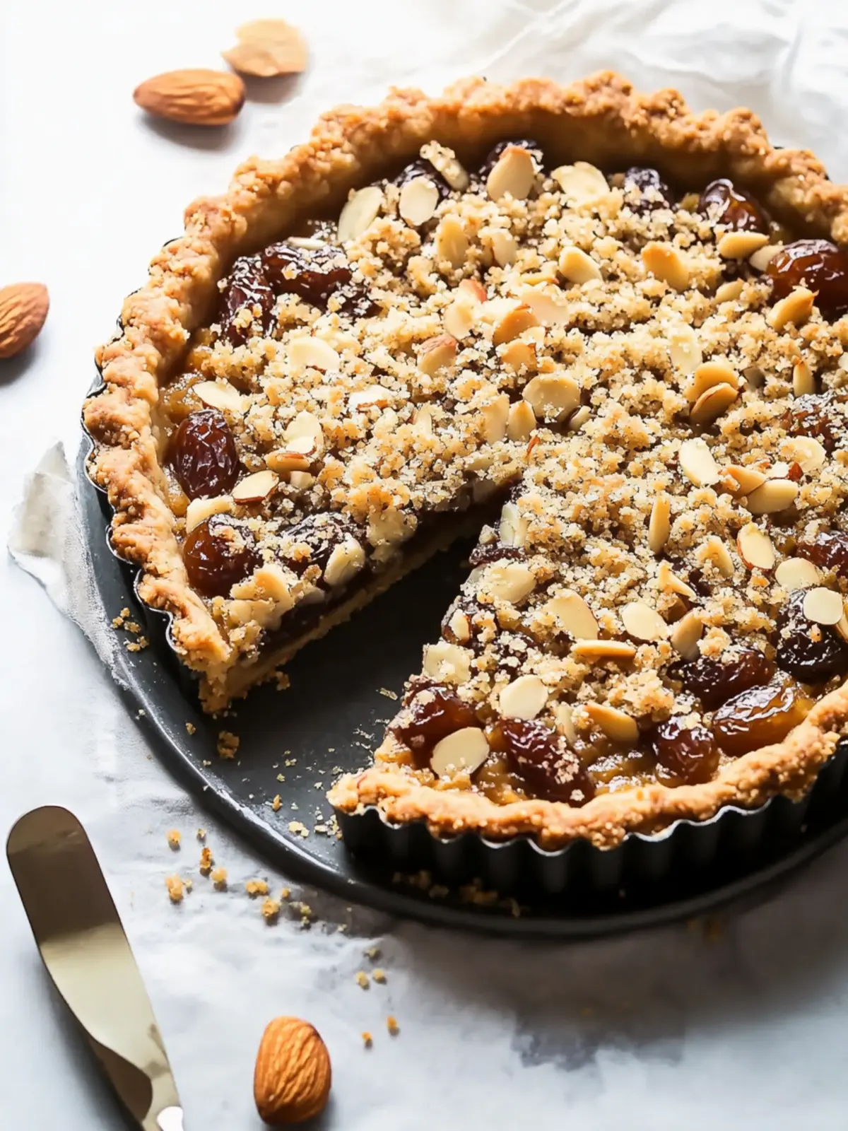 Indulge in This Delicious Almond & Medjool Date Tart Recipe Almond & Medjool Date Tart