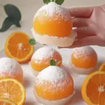 Orange Snowy Mochi