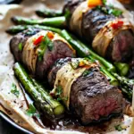 Air Fried Steak and Asparagus Bundles