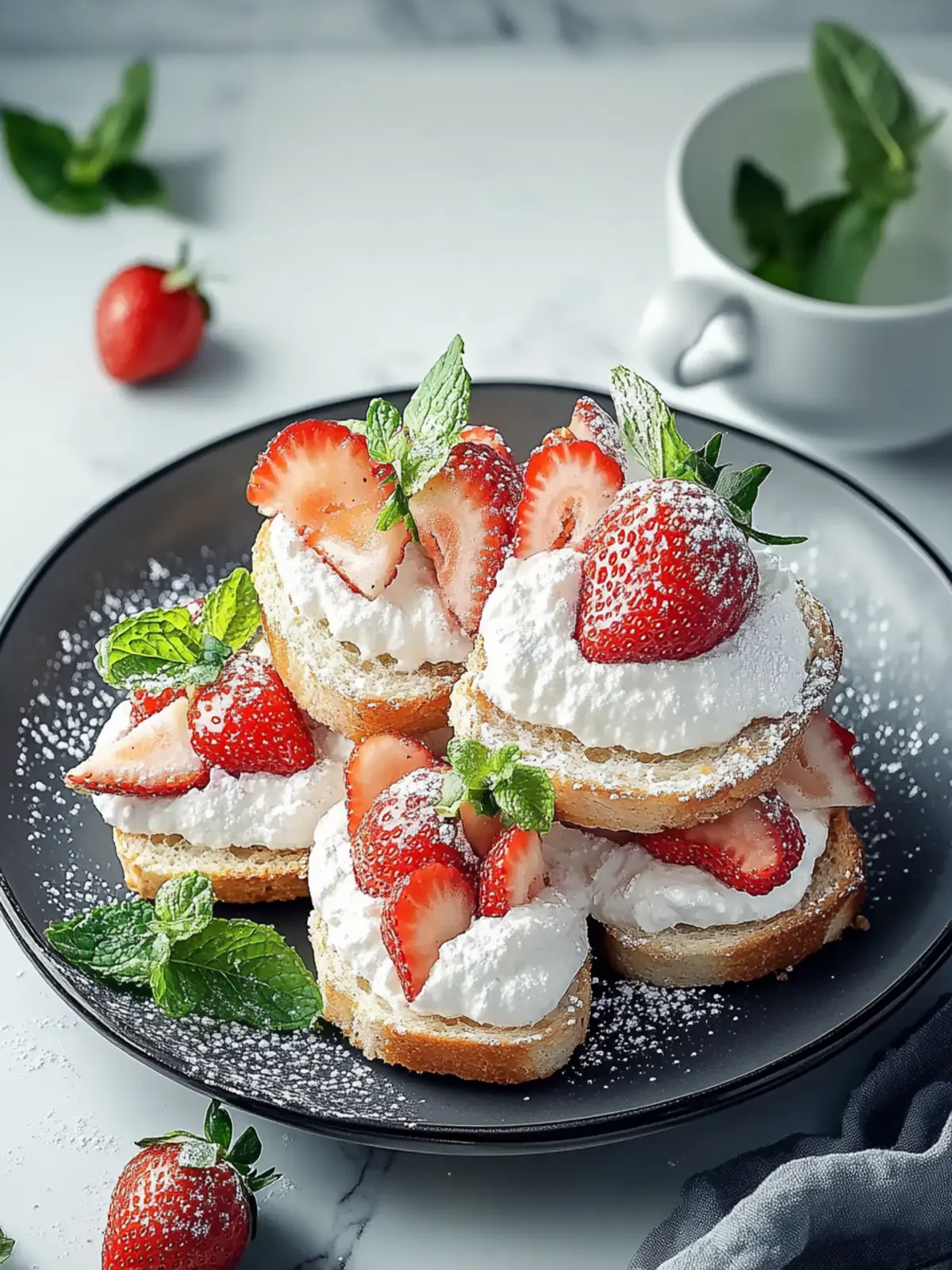 Strawberry Tea Sandwiches