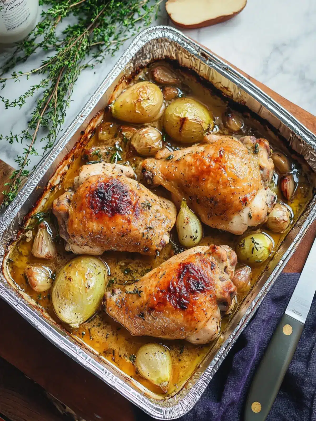Savory Oven-Roasted French Garlic Chicken Your Family Will Love Oven-Roasted French Garlic Chicken
