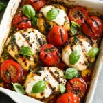 Savor the Flavor: Easy Baked Caprese Chicken Delight Baked Caprese Chicken