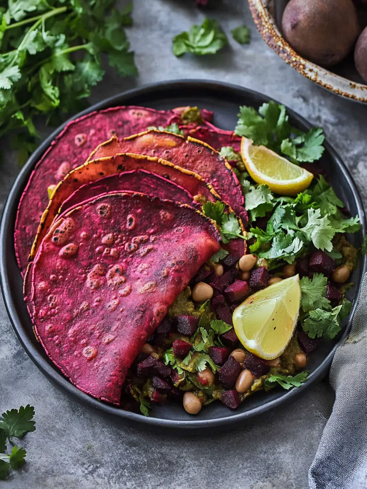 Beet Tortillas