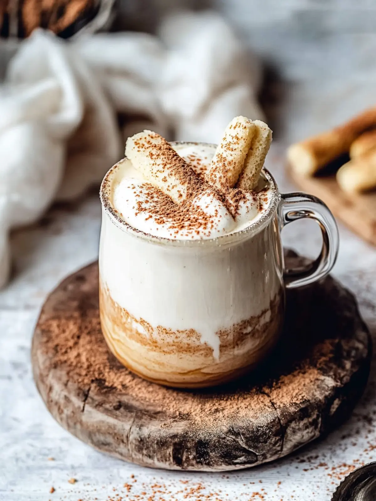 Indulge in a Creamy Tiramisu Latte That's Irresistibly Velvety Creamy Tiramisu Latte