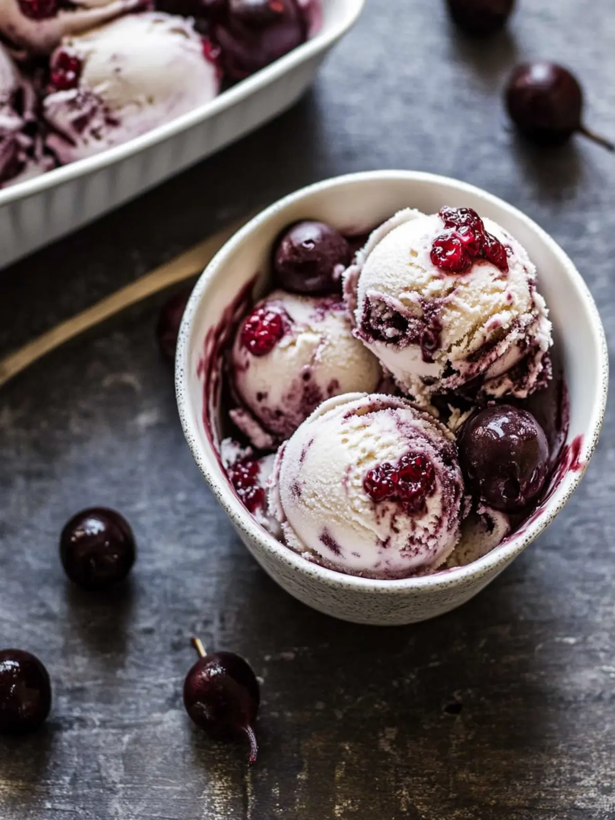 Indulge in Homemade Black Forest Ice Cream Bliss Black Forest Ice Cream