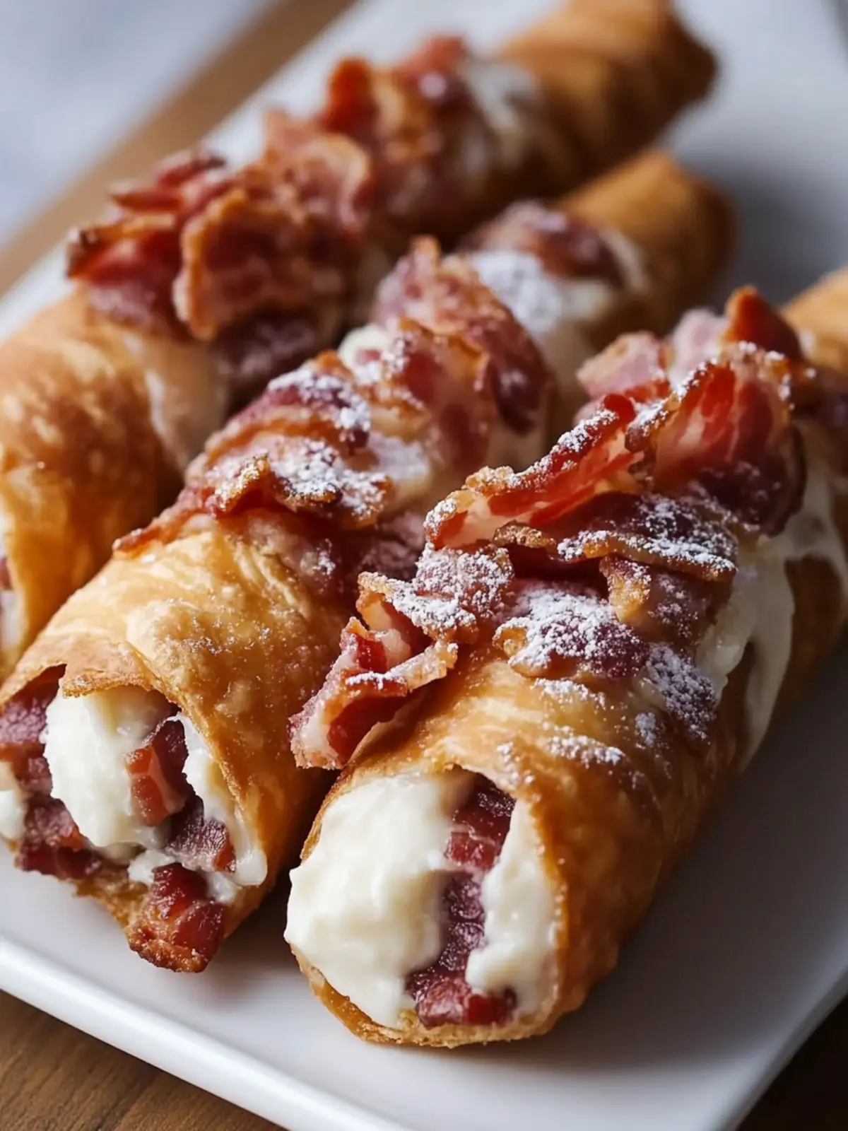 Bacon Cannoli