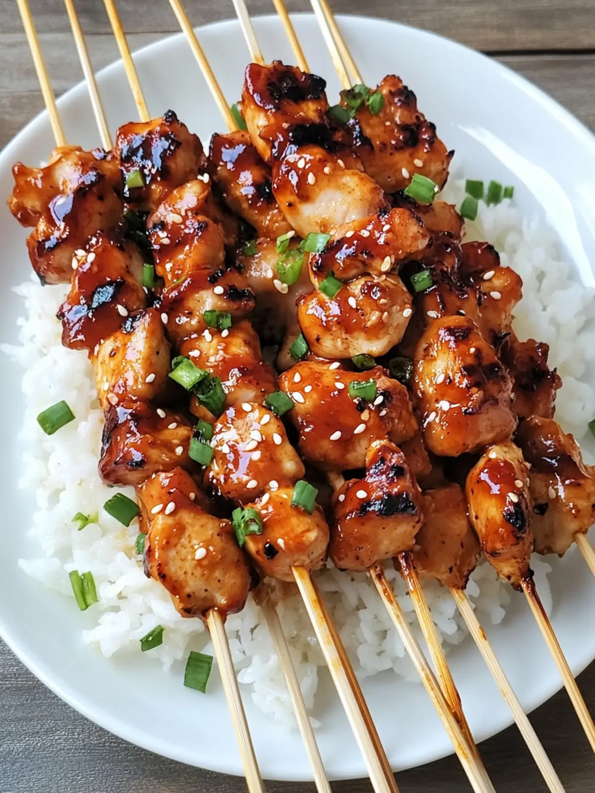 Korean Chicken Skewers