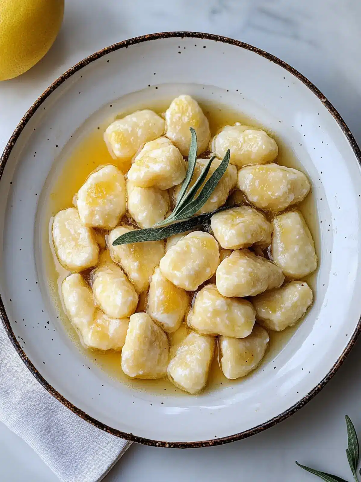 Irresistible Lemon and Mascarpone Gnocchi with Rosemary Bliss Lemon and Mascarpone Gnocchi