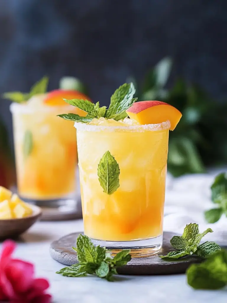 Mango Rum Swizzle