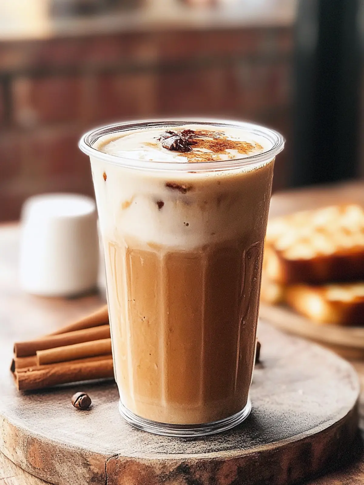 French Toast Iced Latte