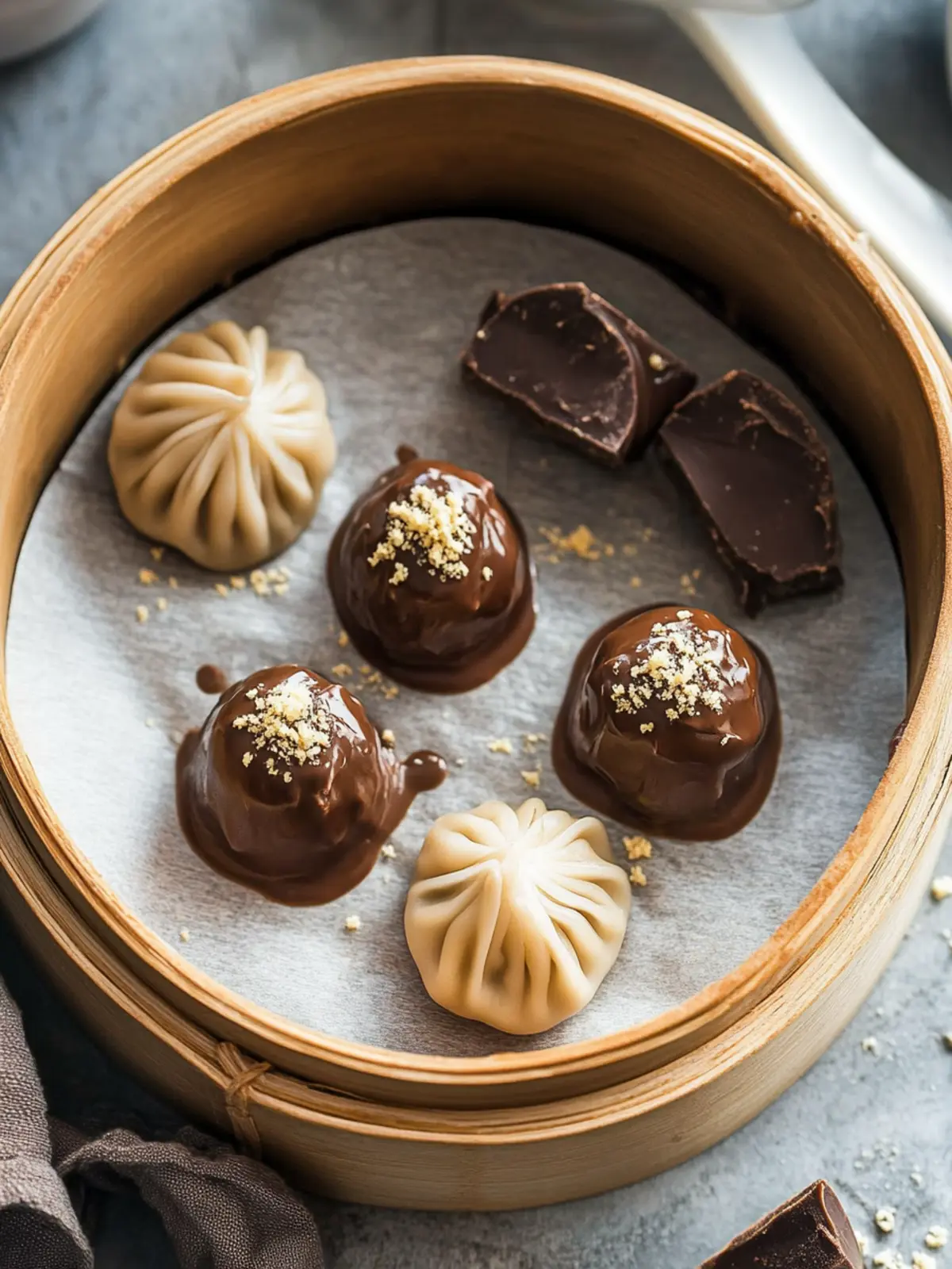 Irresistible Chocolate Dumplings with Strawberry Bliss Sauce Chocolate Dumplings