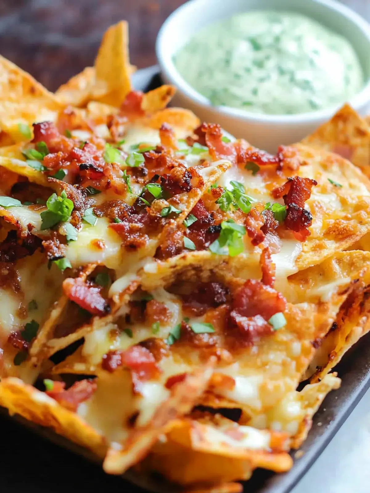 Mouthwatering Cheese Bacon Nachos Chips You Can Make at Home Cheese Bacon Nachos Chips