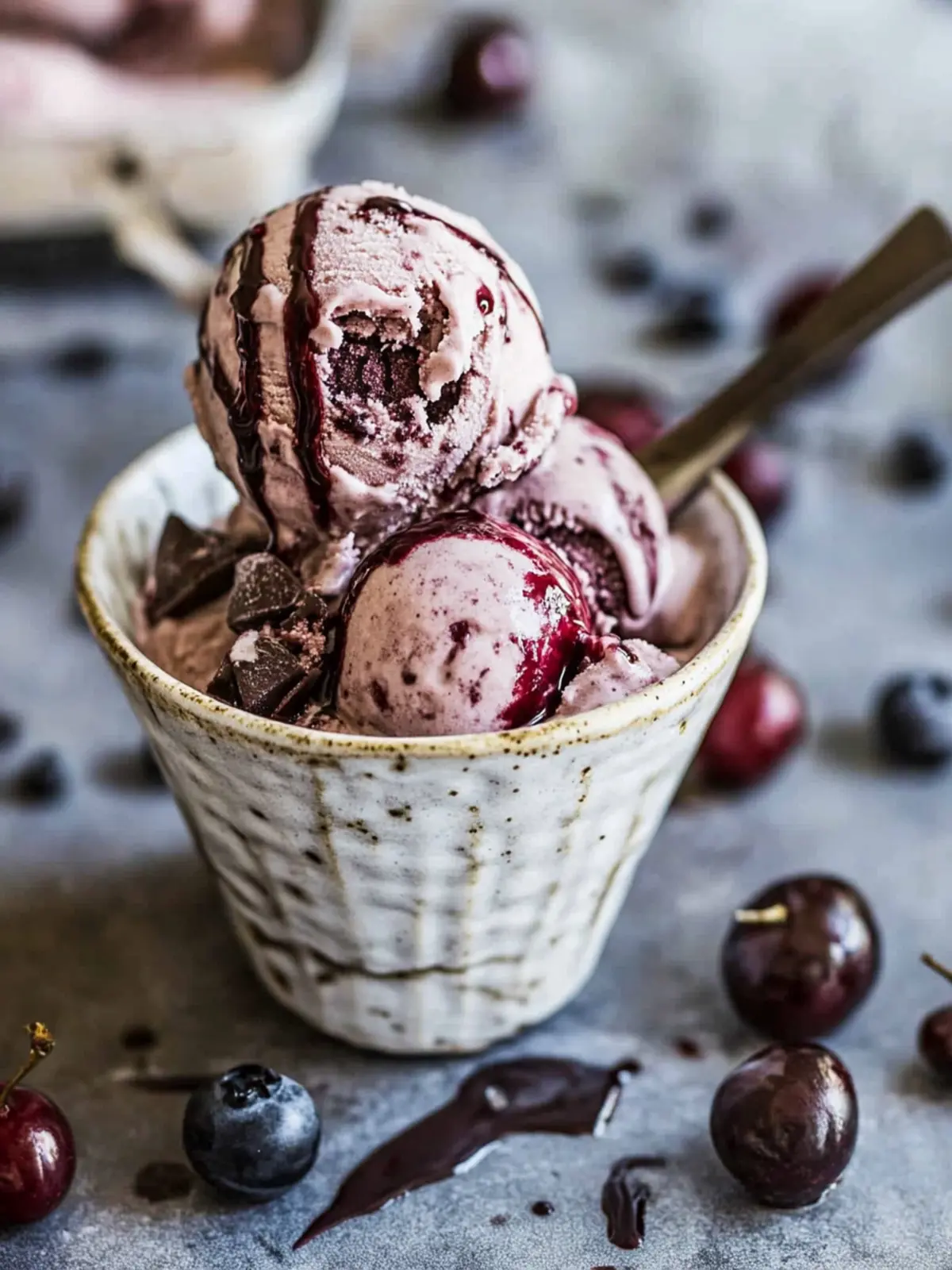 Indulge in Homemade Black Forest Ice Cream Bliss Black Forest Ice Cream
