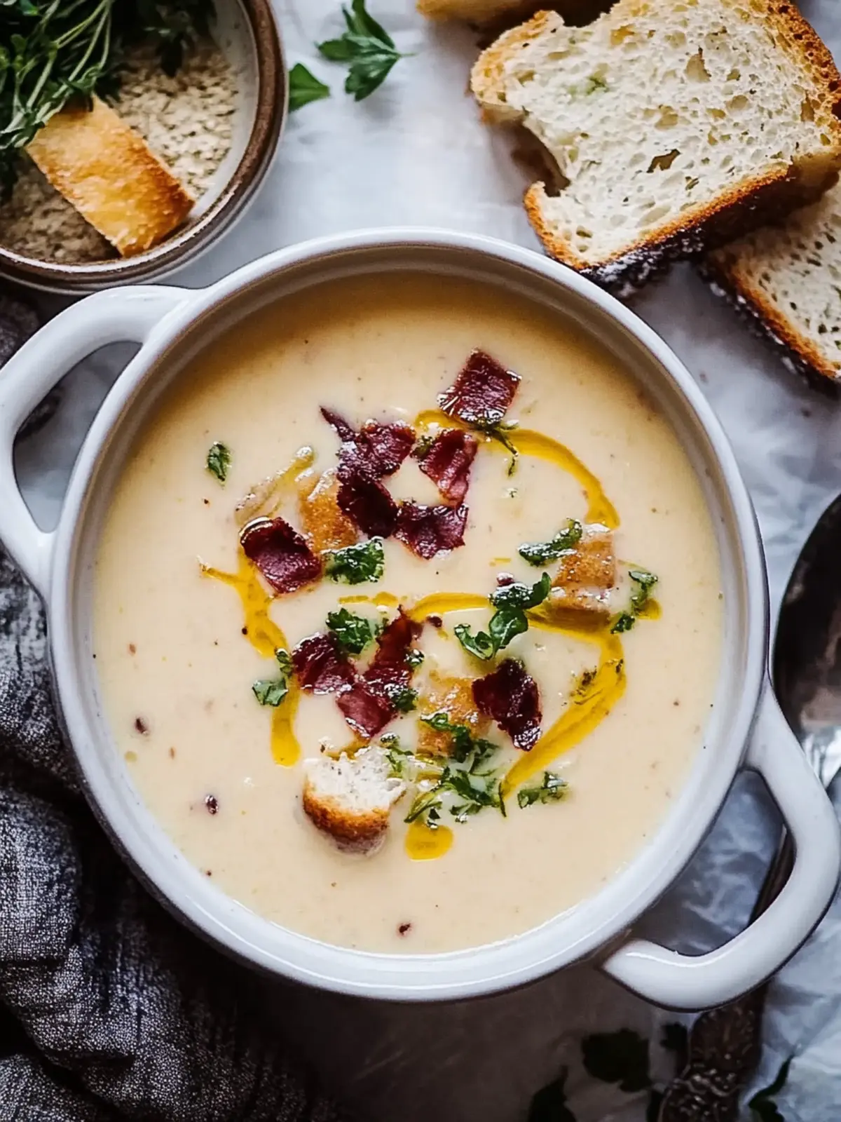 Savory Monte Cristo Soup with Sweet Raspberry Twist Monte Cristo Soup