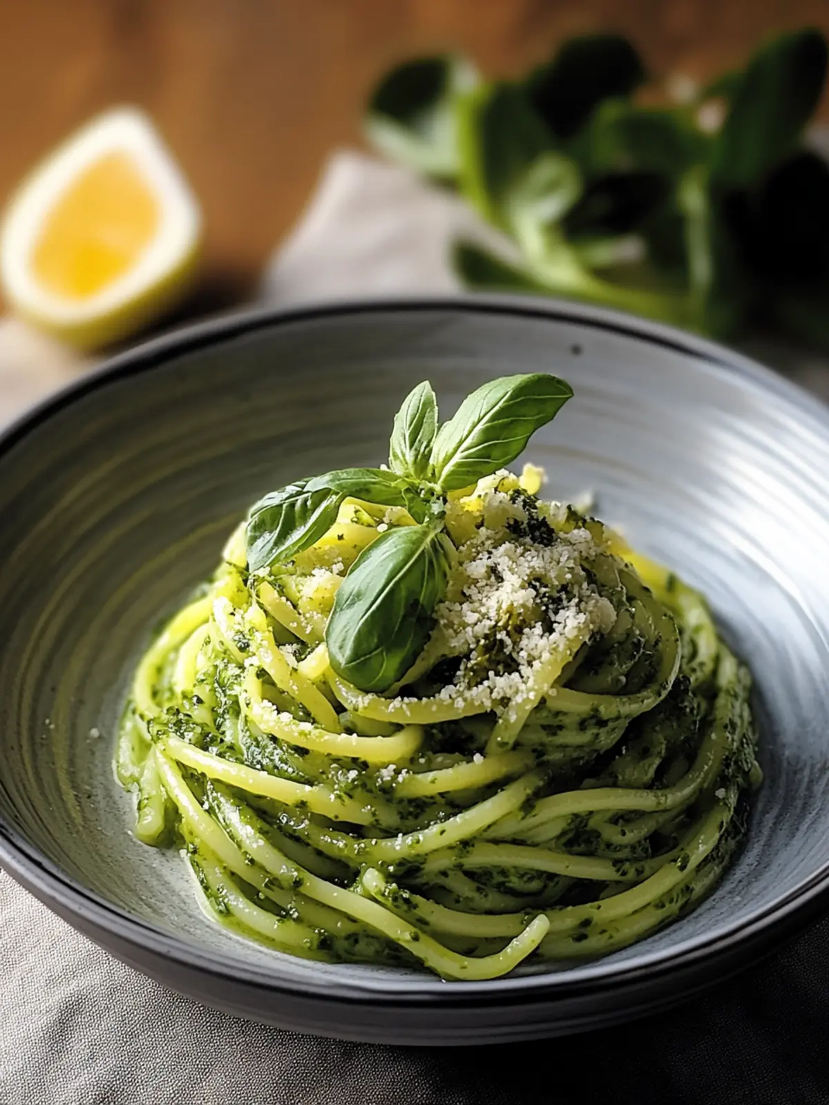 Delicious Bucatini Verde: Creamy Herb Pasta You'll Love! Bucatini Verde