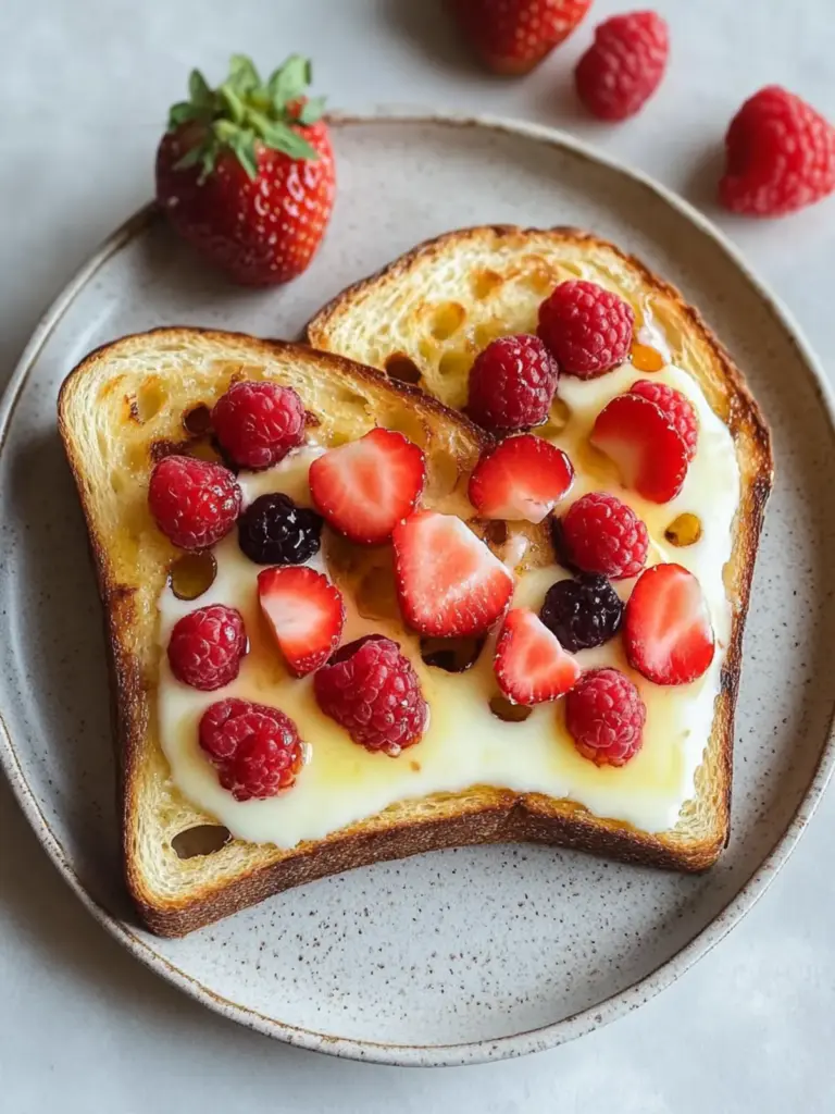 Custard Yogurt Toast