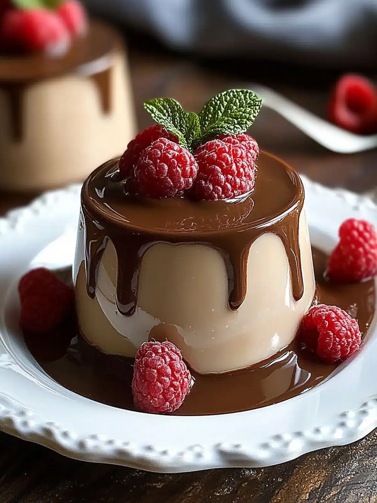 Chocolate Blancmange