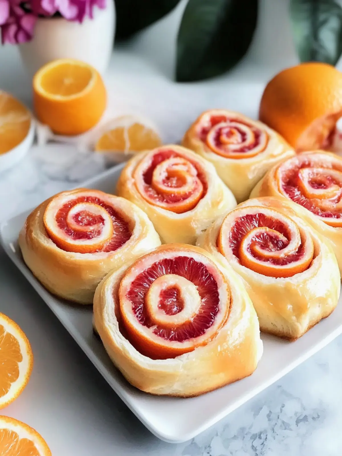 Irresistible Blood Orange Sweet Rolls for a Zesty Treat Blood Orange Sweet Rolls