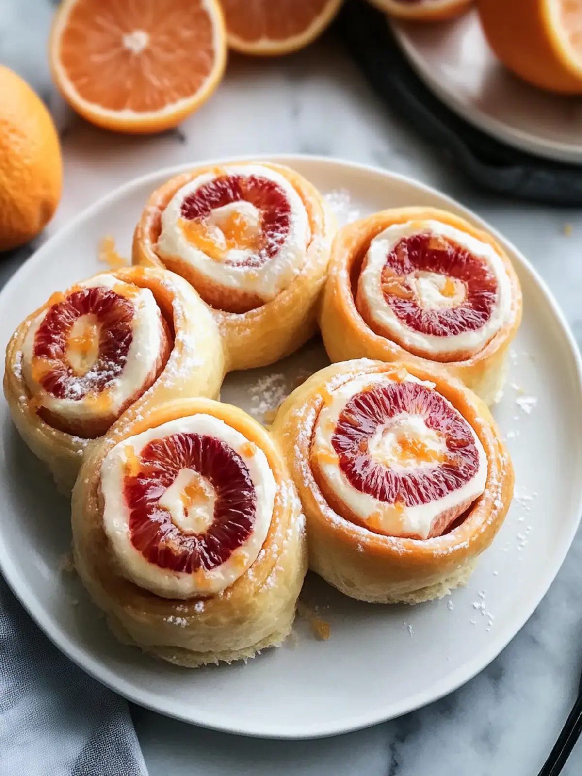Irresistible Blood Orange Sweet Rolls for a Zesty Treat Blood Orange Sweet Rolls