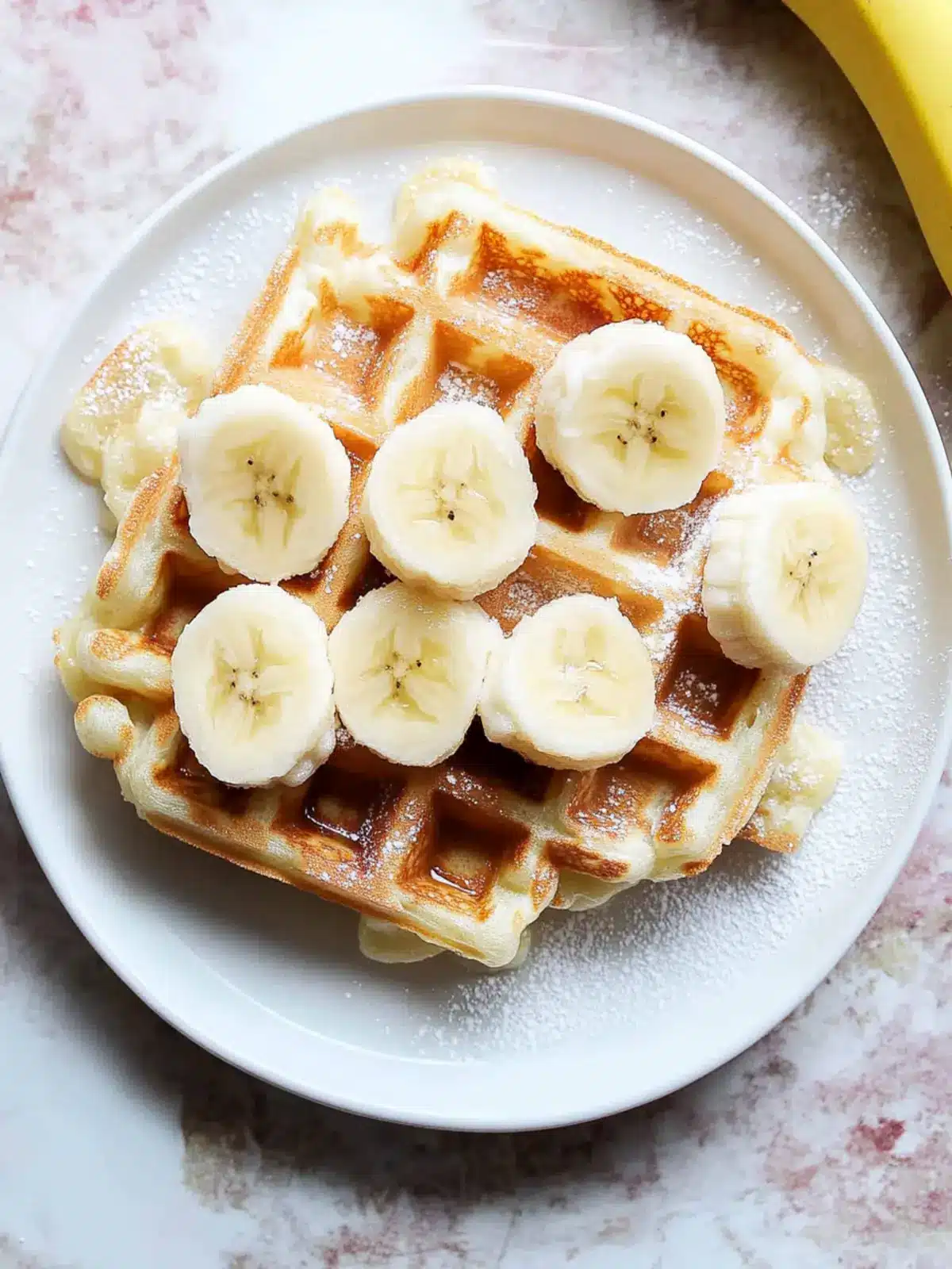 Banana Mochi Waffles: Chewy Goodness in Every Bite Banana Mochi Waffles