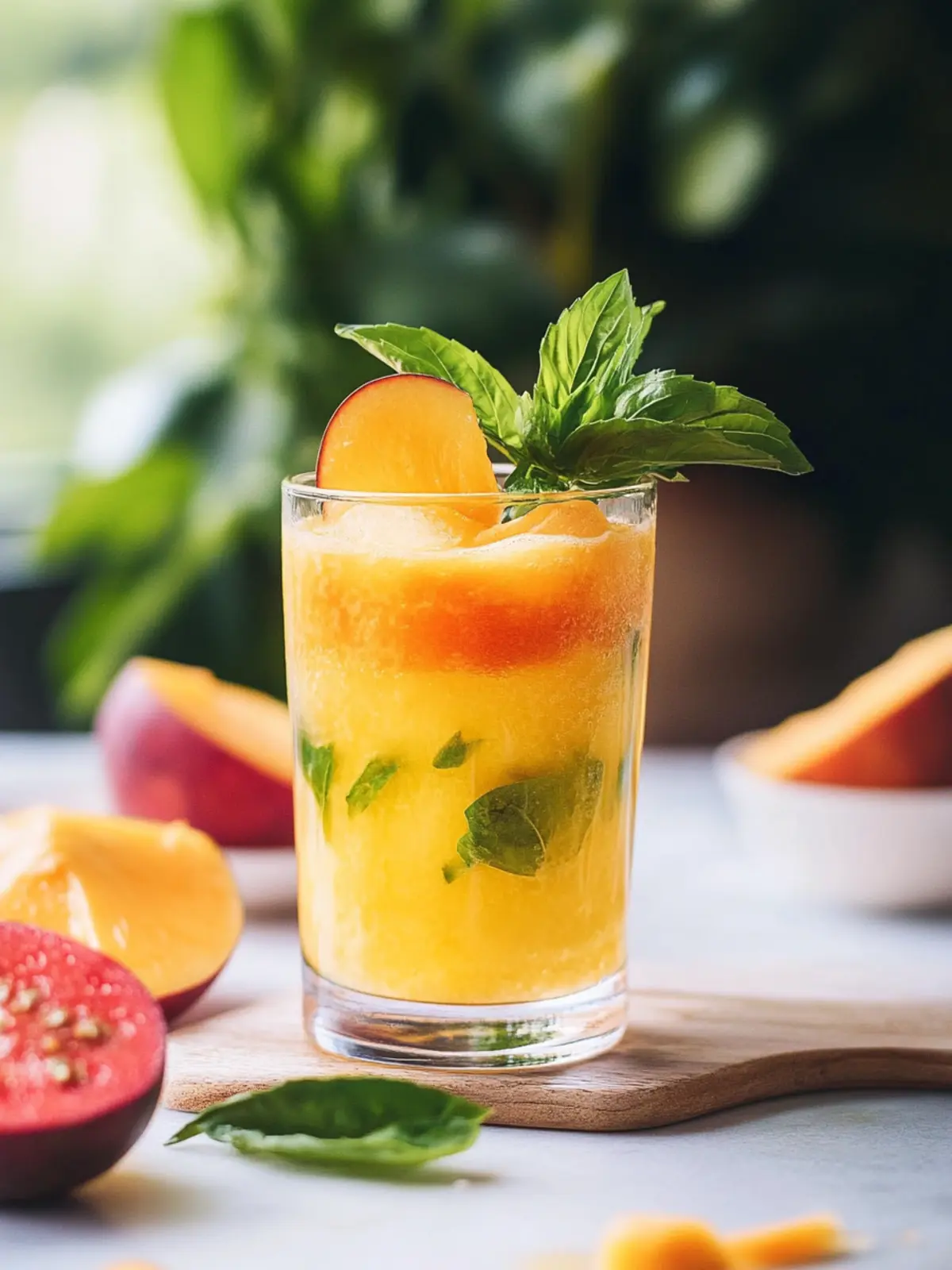 Mango Rum Swizzle: A Refreshing Tropical Escape at Home Mango Rum Swizzle