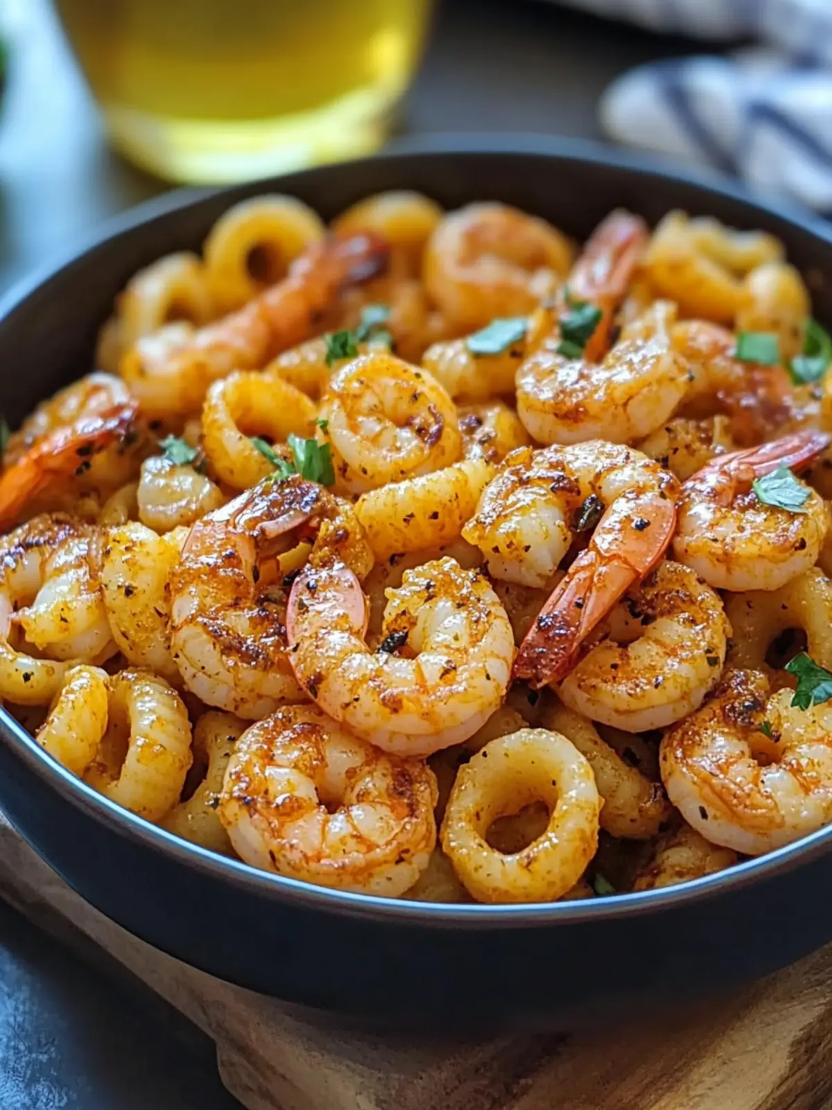 Blackened Shrimp Cavatappi That'll Elevate Your Dinner Game Blackened Shrimp Cavatappi
